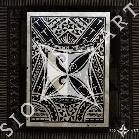 Framed Kelston Crest Print